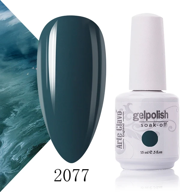 Arte Clavo 131 Colors Gel Polish Nail Gel Varnish Paint Semi Permanent Nails Art Gel Nail Polish For Manicure Top Coat Base Coat 2077