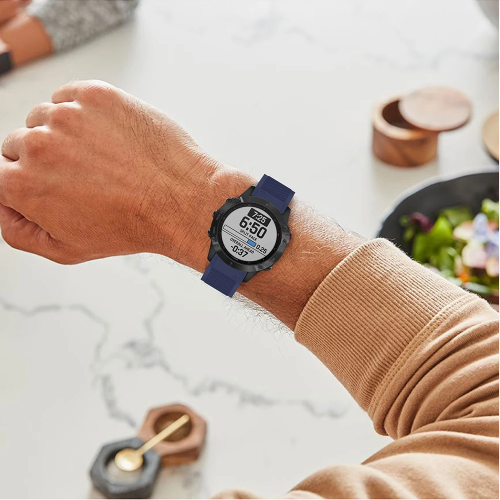 Premium 22mm Quick Fit Silicone Smartwatch Strap - Durable and Stylish Band Replacement