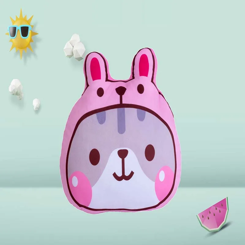 Розовый 1 шт. плюшевая игрушка хомяк мультфильм плюшевые животные мягкая кукла супер мягкая кукла мышка подушка для хомяка детская игрушка детский подарок на день рождения Рождество - Цвет: Розовый