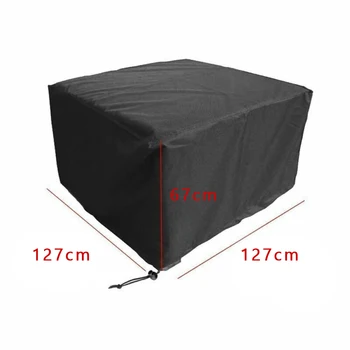 

Rain proof Furniture Cover Chairs Benches Polyester Anti-UV For Rattan Table
