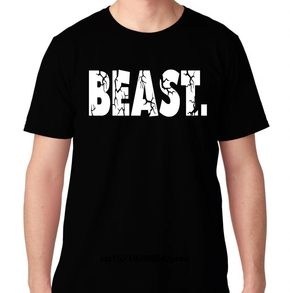 Мужская футболка FTD Apparel BEAST Workout хип-хоп Rap Футболка-черная забавная Новинка