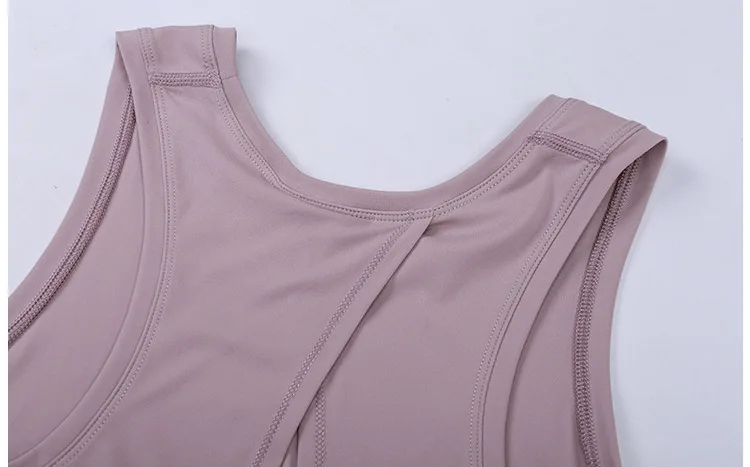 Solid Color Fitness Women Tank Top Back Strap Yoga Shirt Vest Loose-fitting Blouse Gym Clothe Breathable Quick-drying Sportswear Solid Color Fitness Women Tank Top Back Strap Yoga Shirt Vest Loose-fitting Blouse Gym Clothe Breathable Quick-drying Sportswear