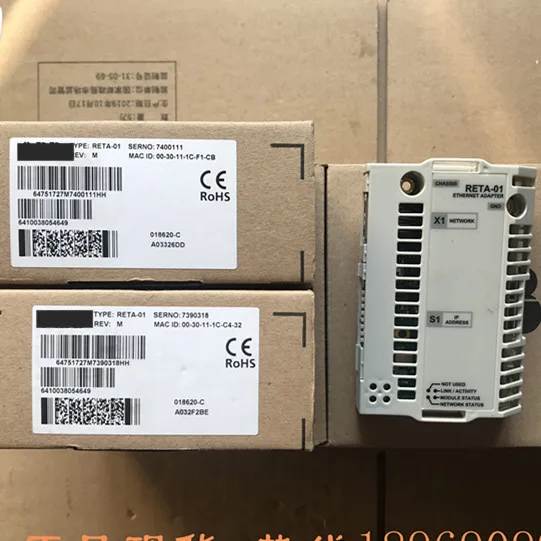 Original brandnew RETA-01 conversor de freqüência ethernet/ip comunicação módulo bus adaptador reta01 ponto