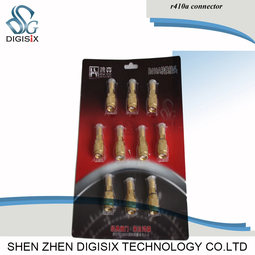 

Free shipping Air conditioning adapter r410a connector dosing tube adapters belt thumbscrews 5/16"Female to 1/4"male