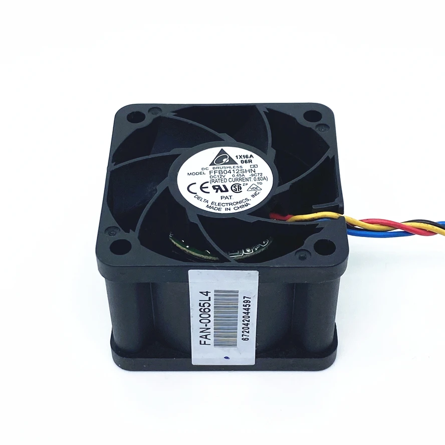 Delta-grande Ventilador de Refrigeração de Energia 40 mm 40x40x28 mm Servidor Ventilador 12v 0.45a 4pin Ffb0412shn 4028 - Imagem 4