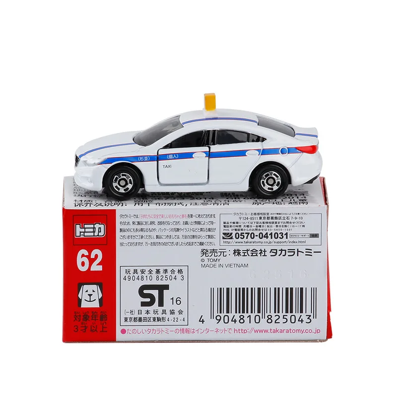 TAKARA TOMY Tomica 1: 66 Mazda Atenza Owner Driver Taxi# 62Die-cast модель автомобиля игрушка автомобиль мальчики игрушки