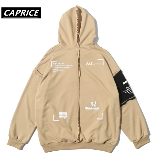 Мужская толстовка в стиле Харадзюку с забавным сказочным принтом осень