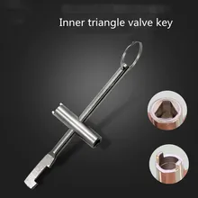 

1 Pcs Water Meter Valve Key Inner Triangle Key Metric Wrench Switch Lock Gate Valve Key Hardware Gadgets Accessories