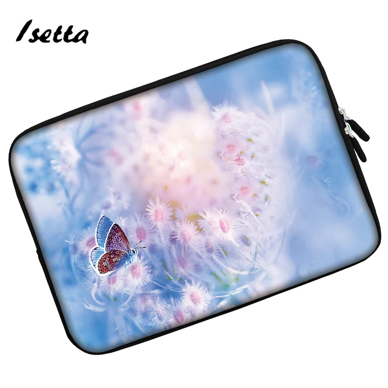 Бабочка 15,6 дюймов ноутбук рукав водонепроницаемый дорожный портфель бизнес мульти размер Lapto p сумка ноутбук чехол для Macbook Air Pro - Цвет: Butterfly  -8