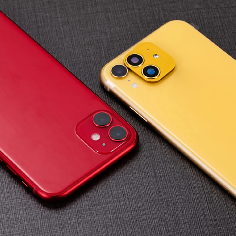 Чехол для объектива камеры iPhone XR, защитное кольцо, сменная Крышка для объектива iPhone 11, аксессуары