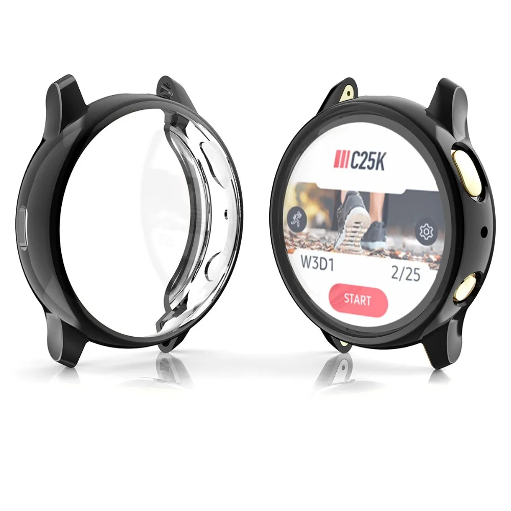 6 цветов Защитная крышка для samsung Galaxy Watch Active 2 Чехол сменная защитная рамка TPU чехол для часов Смарт-часы