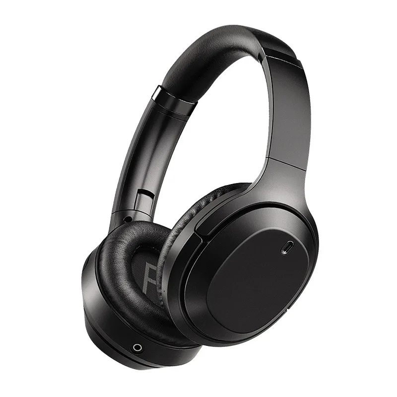 E98 Беспроводные наушники с шумоподавлением, Bluetooth, 30 часов воспроизведения, Bluetooth гарнитура с супер Hi-Fi глубокими басами - Цвет: Черный