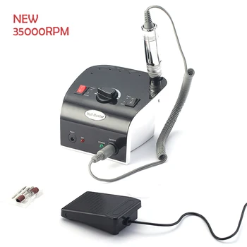 

2020 New Arrival 35000 RPM Electric Nail Drill Manicure Machine Metal Handle Manicure Pedicure Files Electric Nail Polisher