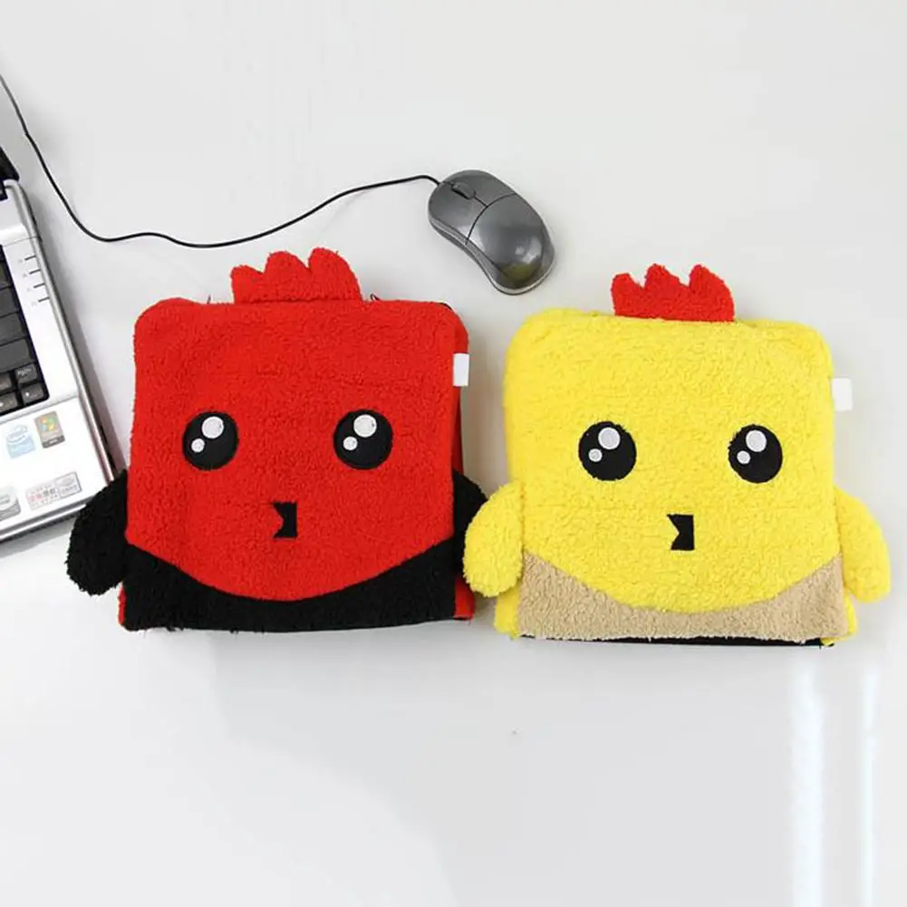 Цыпленок в форме нагрева мышь d Pad Милая грелка для рук с героями мультфильмов обогреваемый коврик для мыши usb-порт с наручником компьютерные аксессуары