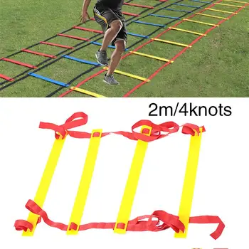 

Plastic Training Fitness Jumping Ladder Equipment 2M Speed Sport Soccer Jumping Ladder Agility Oxford Cloth Flexibility