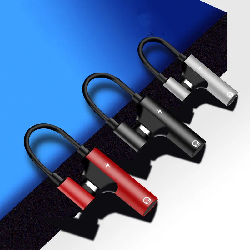 2 в 1 USB C аудио кабель type C до 3,5 мм разъем AUX Наушники звонки, музыка зарядный адаптер для Xiaomi Samsung Huawei HTC