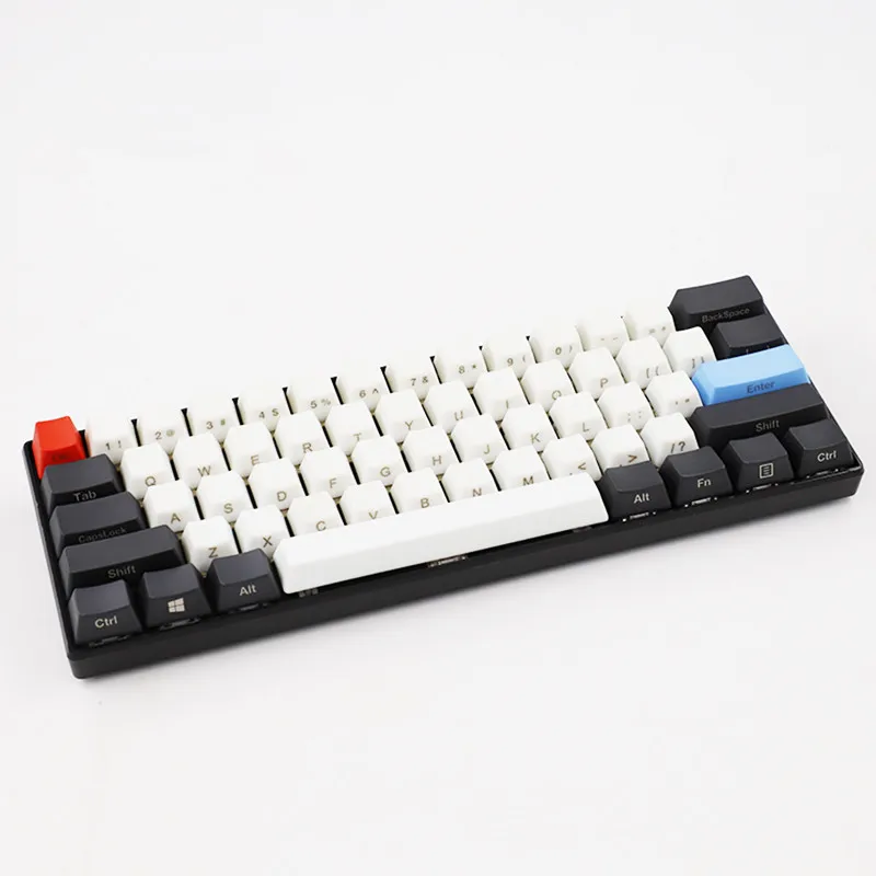 

61 Keycap OEM Matte Texture 60% Mechanical Keyboard special keycap suitable Cherry switch For GH60 GK61 Anne61 F60 Ganss61