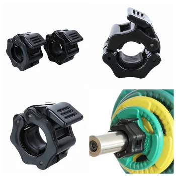 

2Pcs 25mm Weightlifting Collar Clip Fitness Clamps Lock Dumbbell Spring Collars Tool Barbell Attachment Musculation Powerlifting