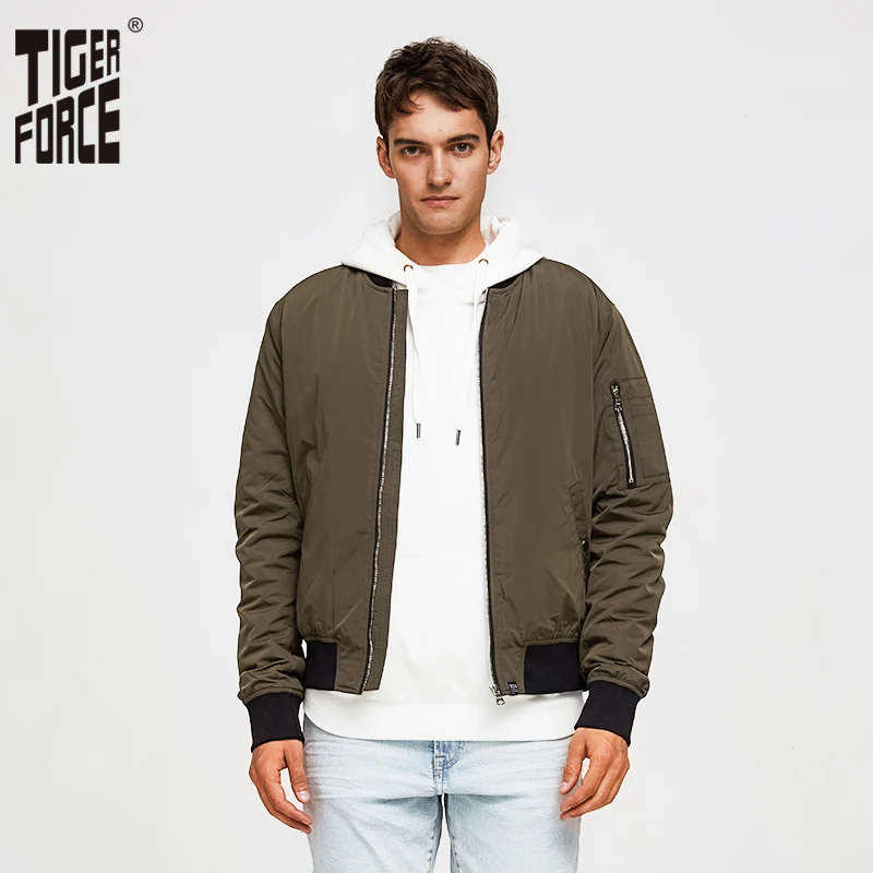 

Tiger Force Men Bomber Jacket Men's Spring Jacket Windbreaker Fashion Camouflage Men Coat Army Military Male Outerwear Plus Size