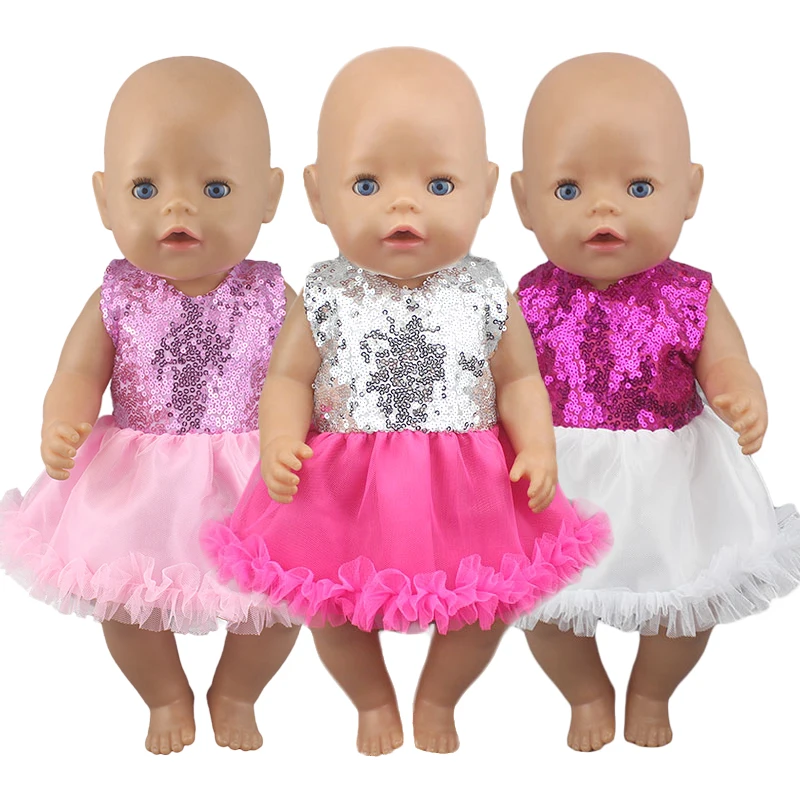 2022 New Fashion Dress Wear For 43cm Baby Doll 17 Inch Born Babies Dolls Clothes And Accessories | Игрушки и хобби