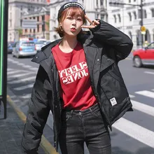 Осенне-зимние женские пуховики для отдыха повседневная черная уличная одежда парки женские повседневные с капюшоном Короткие Длинные Верхняя одежда мода