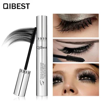 

Qibest Hot Selling Eyelash Mascara Waterproof Black Rimel for Lash Extension Thick Curling Lengthening Eyelashes Big Eye Mascara