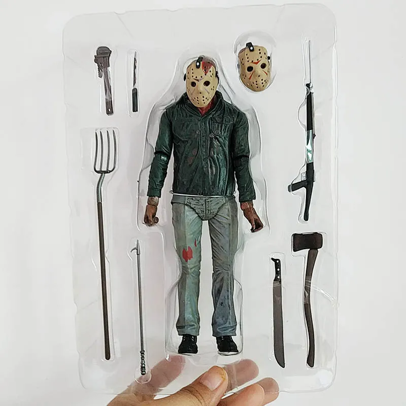 18 см NECA 3D пятница 13-я часть 3 Джейсон фигурка модель игрушки кукла для подарка
