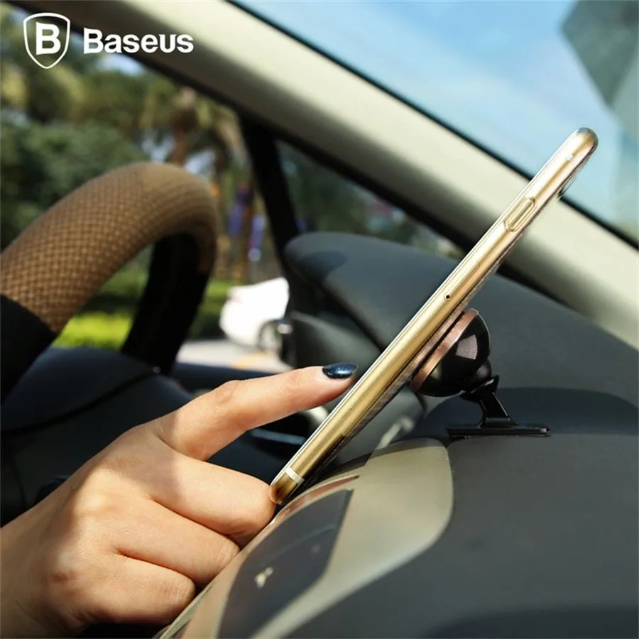 Baseus Универсальный вращающийся на 360 ° автомобильный держатель Магнитная подставка для смартфона