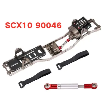 

Metal Frame for 313 Wheelbase 1/10 Remote Control Car for SCX10 for Wrangler with Front Gearbox + Transmission Transfer Box