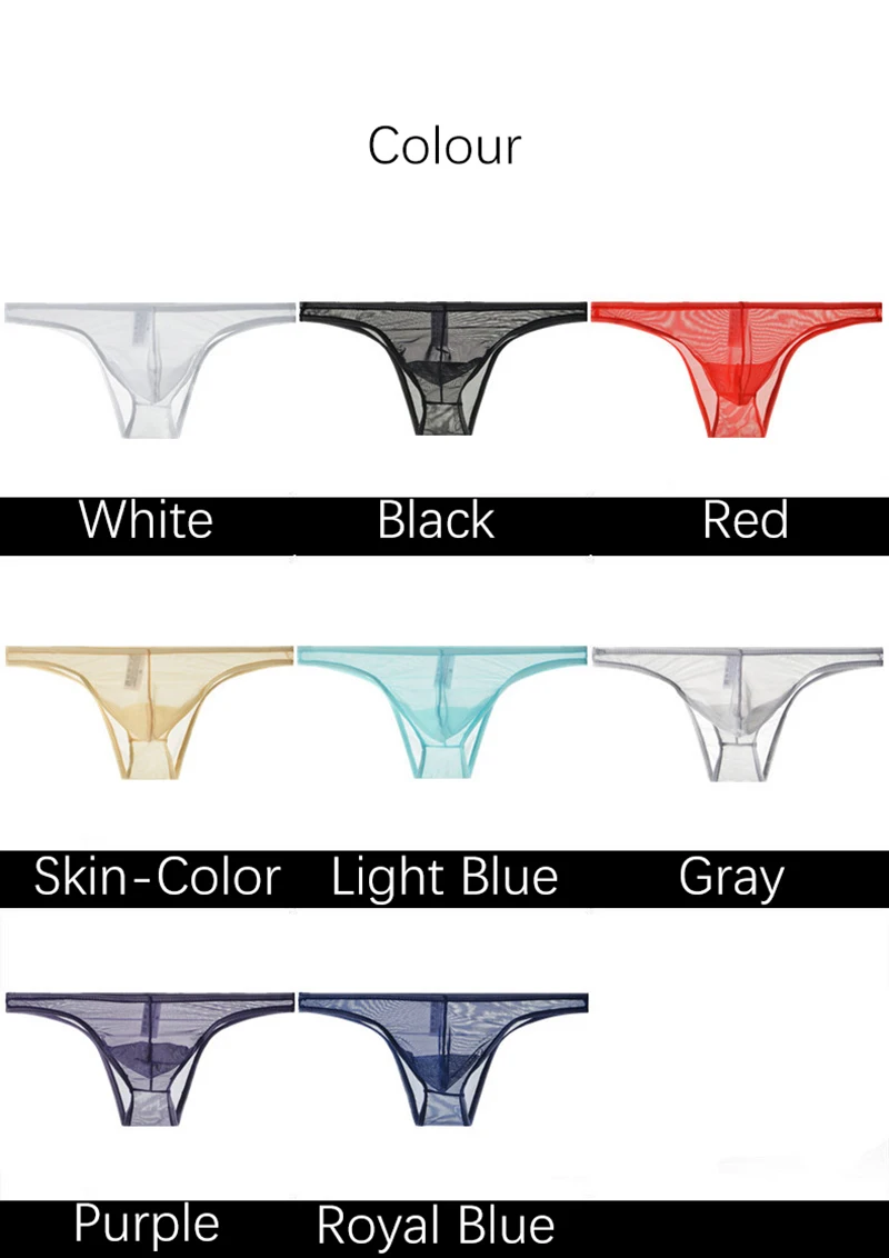 boxer briefs with ball pouch Men's Sexy See Through Briefs Mesh Sheer Transparent Stretchy Seamless Panties Underwear Mid-Rise Ultra-Thin Male Underpants mens transparent briefs