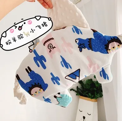 Alpaca pillow Одеяла для новорожденных, 2 слоя, 3D, dot Minky, флис, мягкий, Термальный, альпака, Кит, пеленание, конверты постельные принадлежности, коляска, обертывания для младенцев - Цвет: Alpaca pillow