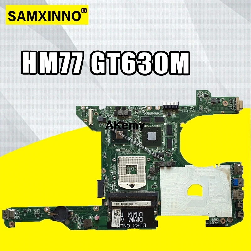 Материнская плата DR0R08MB6E2 для DELL 14R 5420 7420 материнская плата для ноутбука DA0R08MB6E2 HM77 GT630M оригинальная тестовая материнская плата