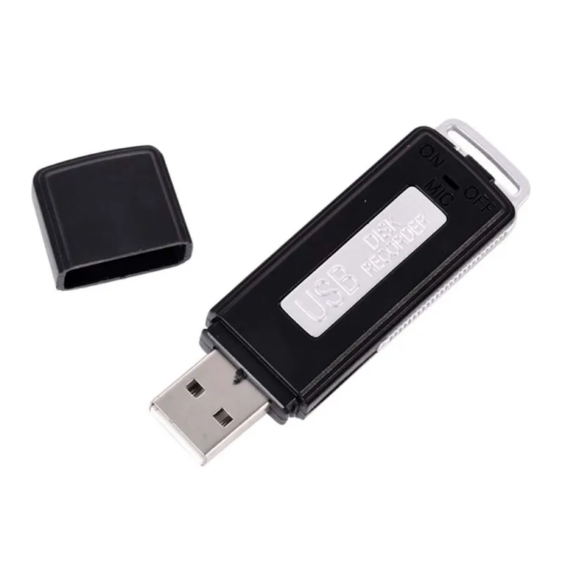 Классическая USB карта памяти портативный Перезаряжаемый 8GB 650Hr цифровой диктофон записывающая ручка диктофон черный