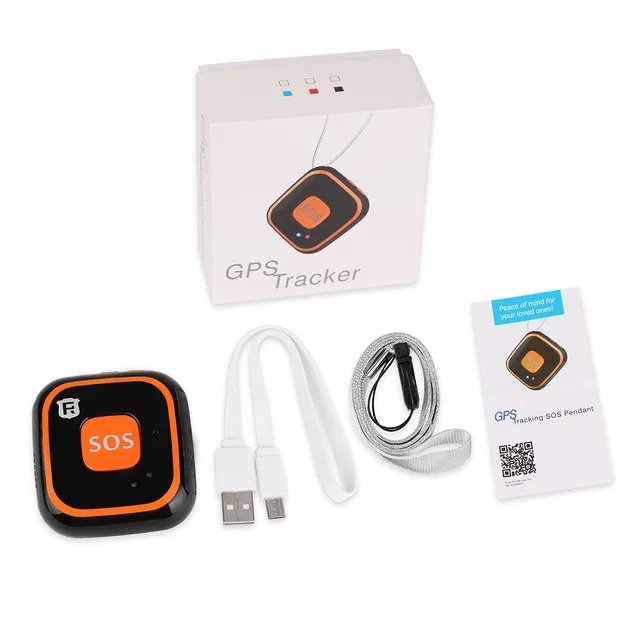 black with box Мини gps трекер для детей локатор персональный в режиме реального времени RF-V28 Wi-Fi gps LBS A gps двухсторонние звонки SOS Осенняя сигнализация пожизненная Pl - Цвет: black with box