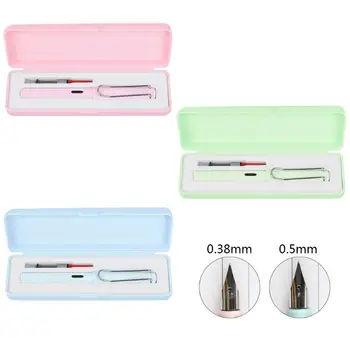 

Fashion 0.5mm 0.38mm Fountain Pen Replaceable Ink Fine Nib Business Stationeries 77HA