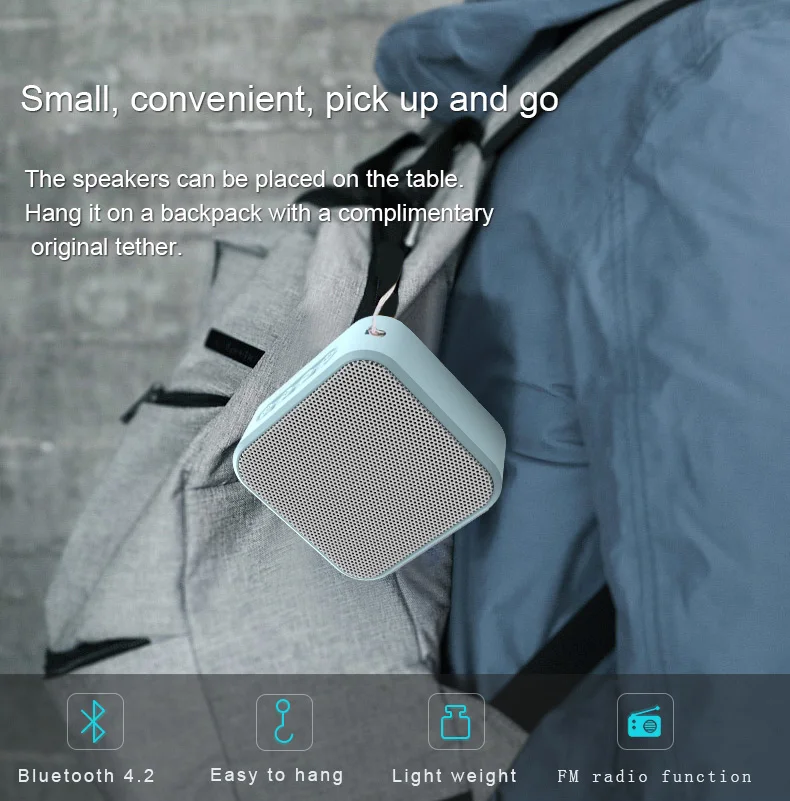 Bluetooth динамик s Портативная колонка с сабвуфером Мини HD HiFi Звук Музыкальный динамик для дома ладони Размер поддержка громкоговоритель TF