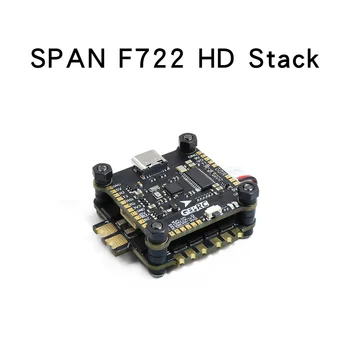 

GEPRC SPAN F722 HD Stack MPU6000 BetaFlight OSD F7 Flight Controller BLheli_32 50A ESC for DJI Digital FPV System Racing