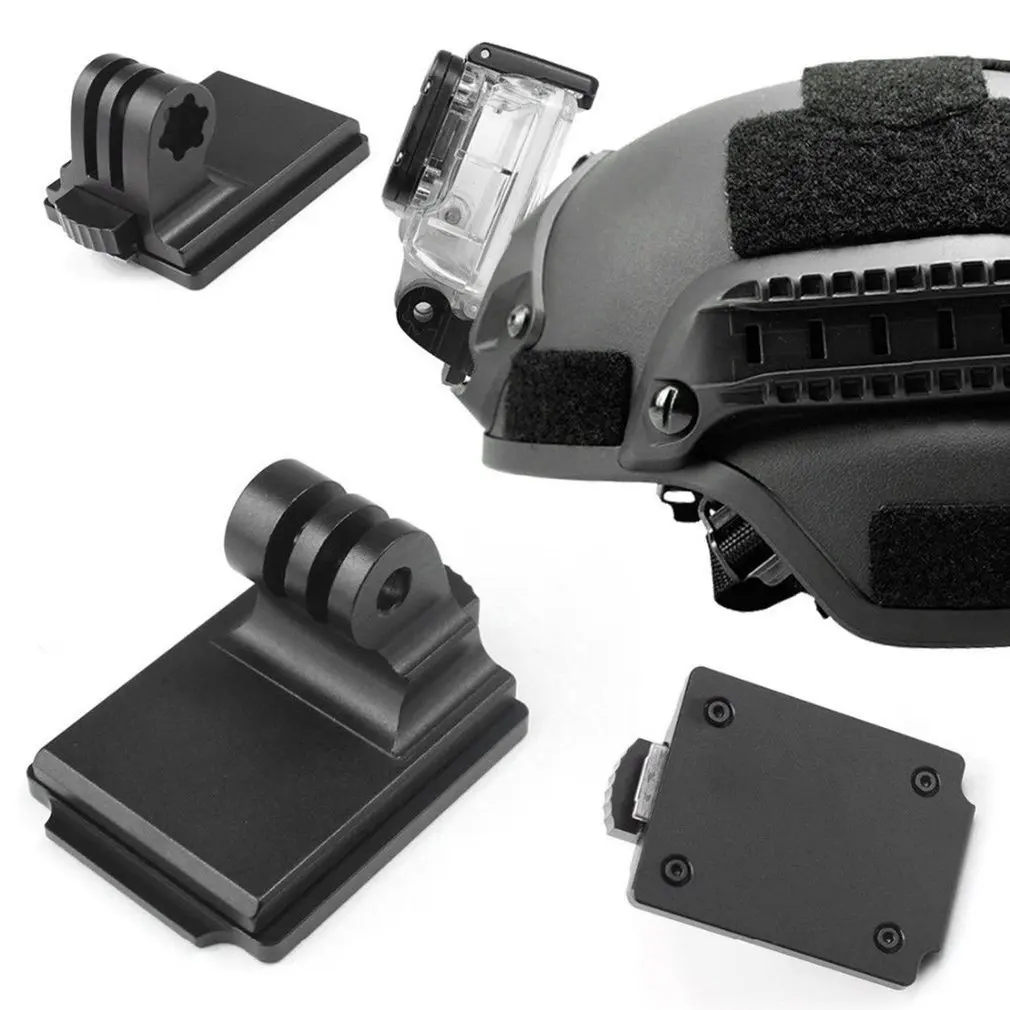 Профессиональный алюминиевый фиксированный шлем для GoPro 3 NVG крепление Алюминиевый шлем для экшн-камеры фиксированный Адаптер для крепления NVG