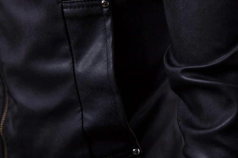AliExpress осень стиль мужской корейский стиль Slim Fit Стенд воротник pu кожаная куртка