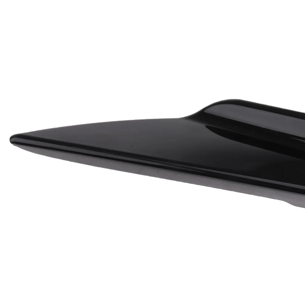 1 Set of 4 Pieces Replacement Car Front Bumper Lip Splitter Fins Spoiler