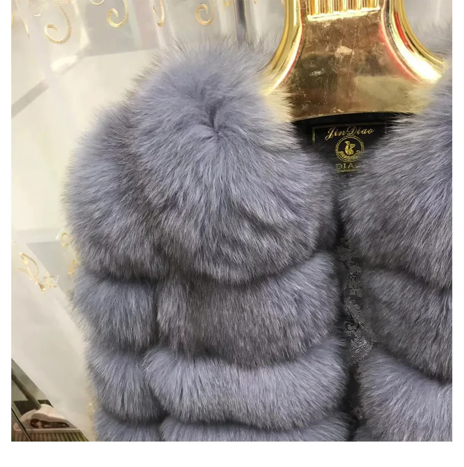 Натуральное меховое пальто короткое пальто из натурального Лисьего меха мягкая теплая шуба из натурального Лисьего меха