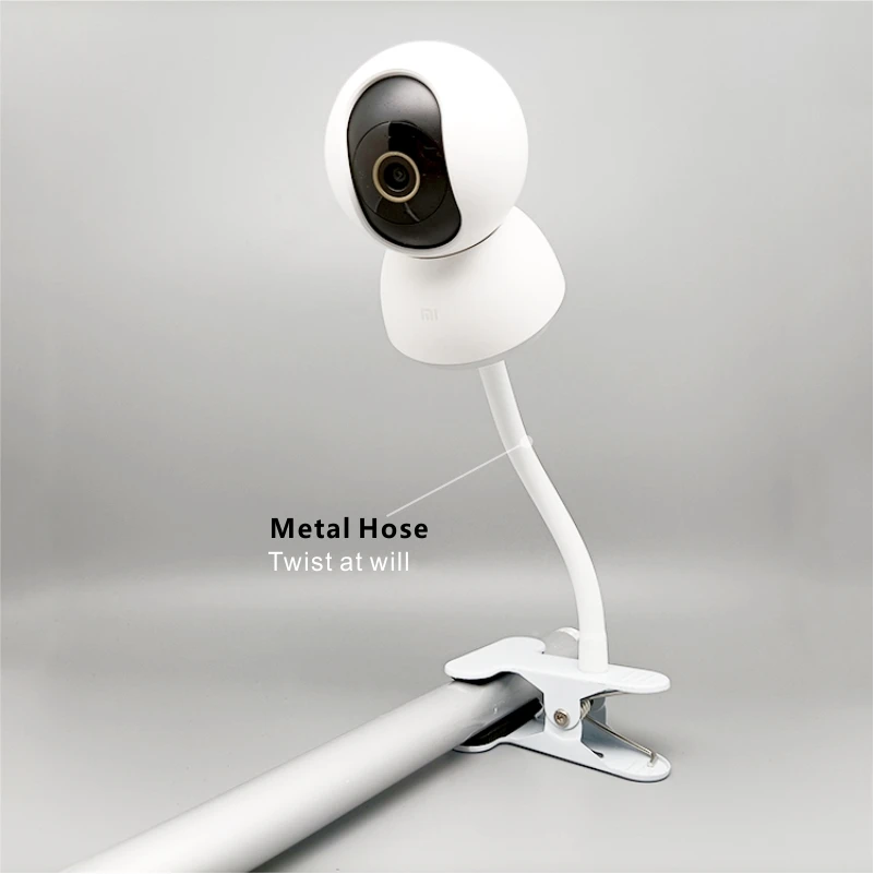 Mi Camera Head Pro PTZ 2k Edition Book Desktop Clip Iron Bracket Adjustable White Cradle Baby xiaomi webcamBed Punch-free | Безопасность