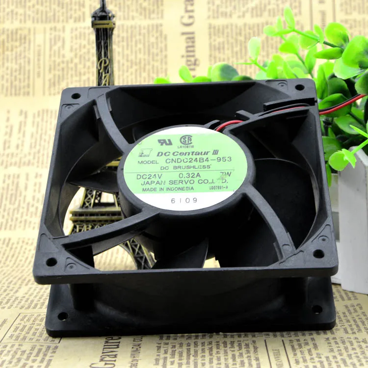 12038 CNDC24B4-953 24V 0.32A 7 Вт защиты электродвигателя Вентилятор охлаждения