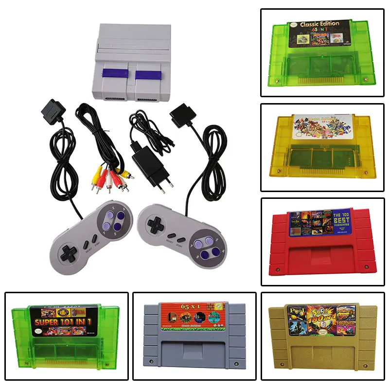 16-bit Entertainment System Compatible with Super Nintendo Games games SNES game