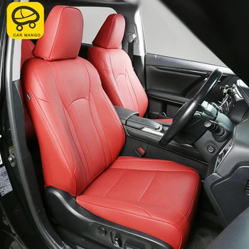 

CarMango for Lexus RX300 RX200t RX450h 2016-2019 Car Seat Cover Front Rear Flax Cushion Breathable Leather Pad Auto Accessories