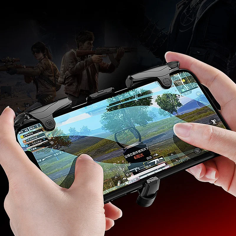  Transformers Fast Trigger Shooter Controller for PUBG Mobile Gaming Handle Gamepad for iPhone 11 Pr