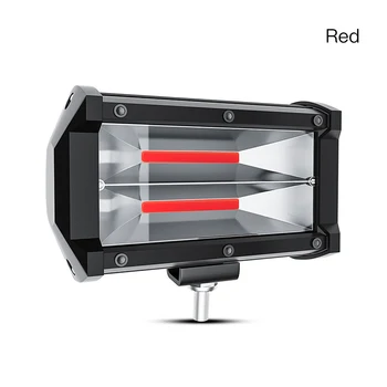

72W Car Truck White LED Worklight Spotlight Waterproof Dustproof Shockproof Tractors Jeep Off-Road Vehicle Driving Fog Lamp