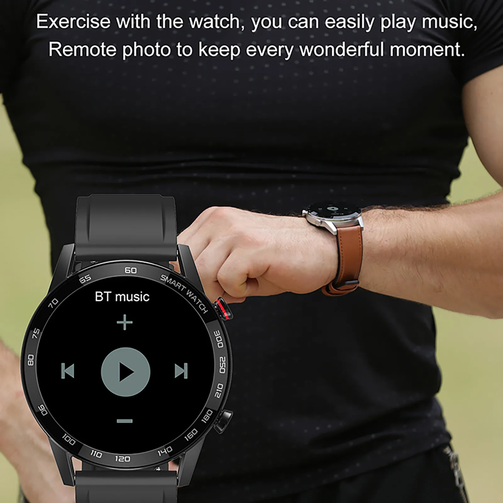 US $23.16 2021 Smart Watch DT95 Waterproof Heart Rate Trackerfitness Wristband For Ios Android Multifunction Smartwatches Mens Clock