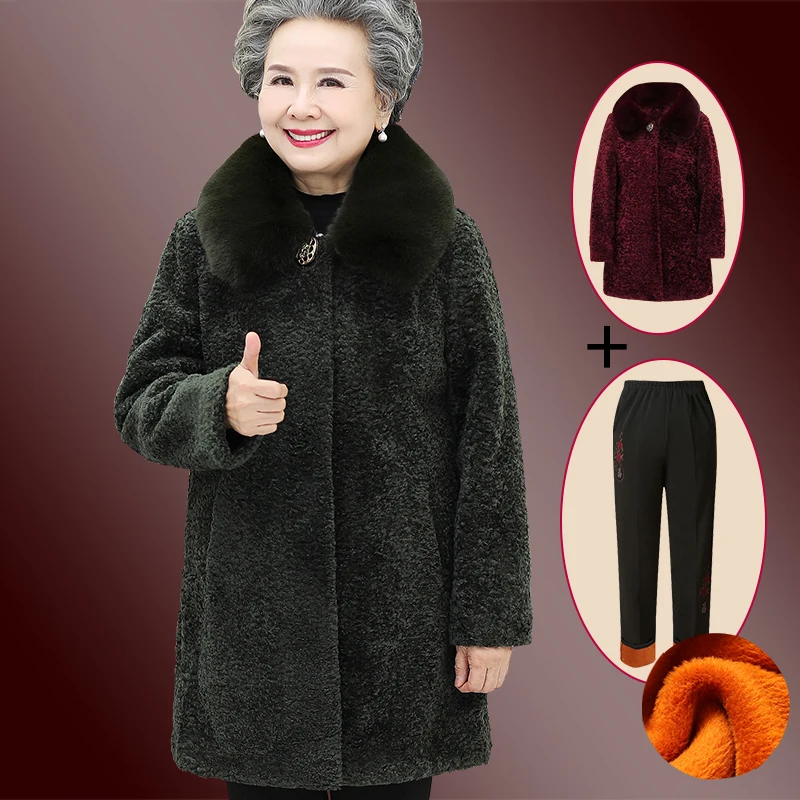 Dark green Осенне-зимнее пальто Parker для стрижки овец, Женская куртка средней длины размера плюс, пальто для женщин, для размещения заказа, отправка брюк - Цвет: Dark green