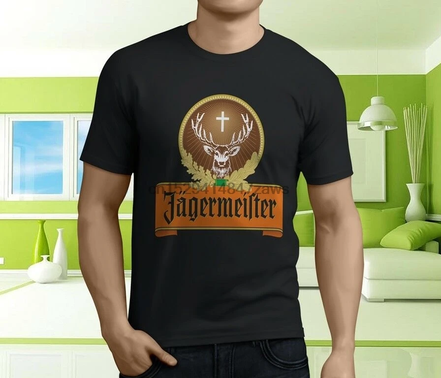 Новинка Jager Bomb Cocktail Jagermeister German Alcoh Мужская черная футболка Размер S-3XL | одежда